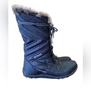 Columbia Women's Black Quilted Winter Boots